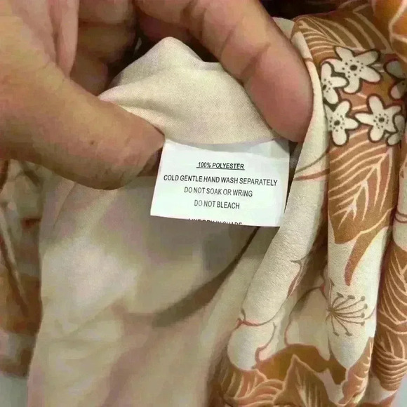 ONE AND ONLY COLLECTION - ESTELLE ANGEL SLEEVE DRESS FLORAL BROWN - Picture 9 of 12